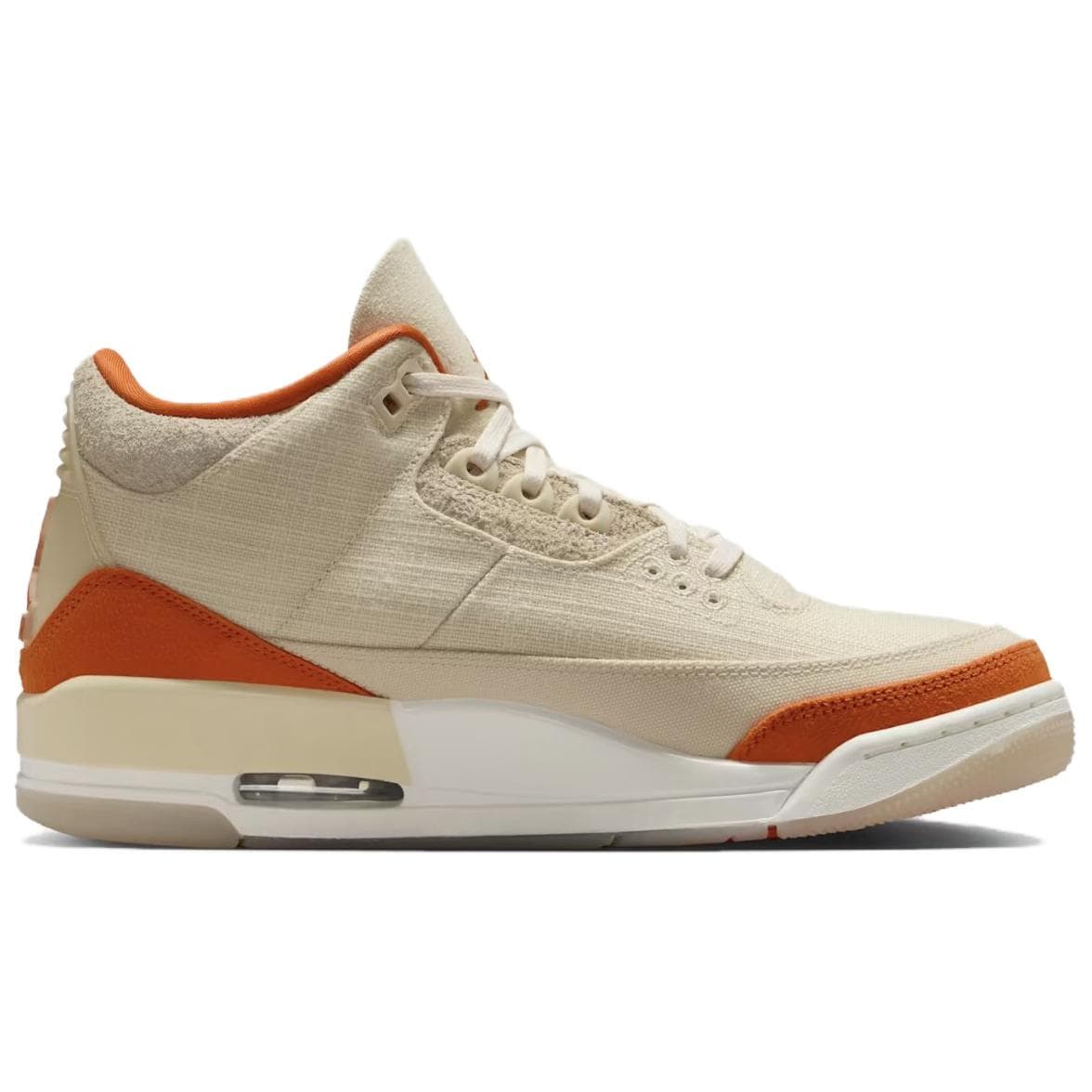 Ретро баскетбольные кроссовки Jordan Air Jordan 3 MID Топ Ретро Баскетбольные Кроссовки Женские Бежевые - изображение 2