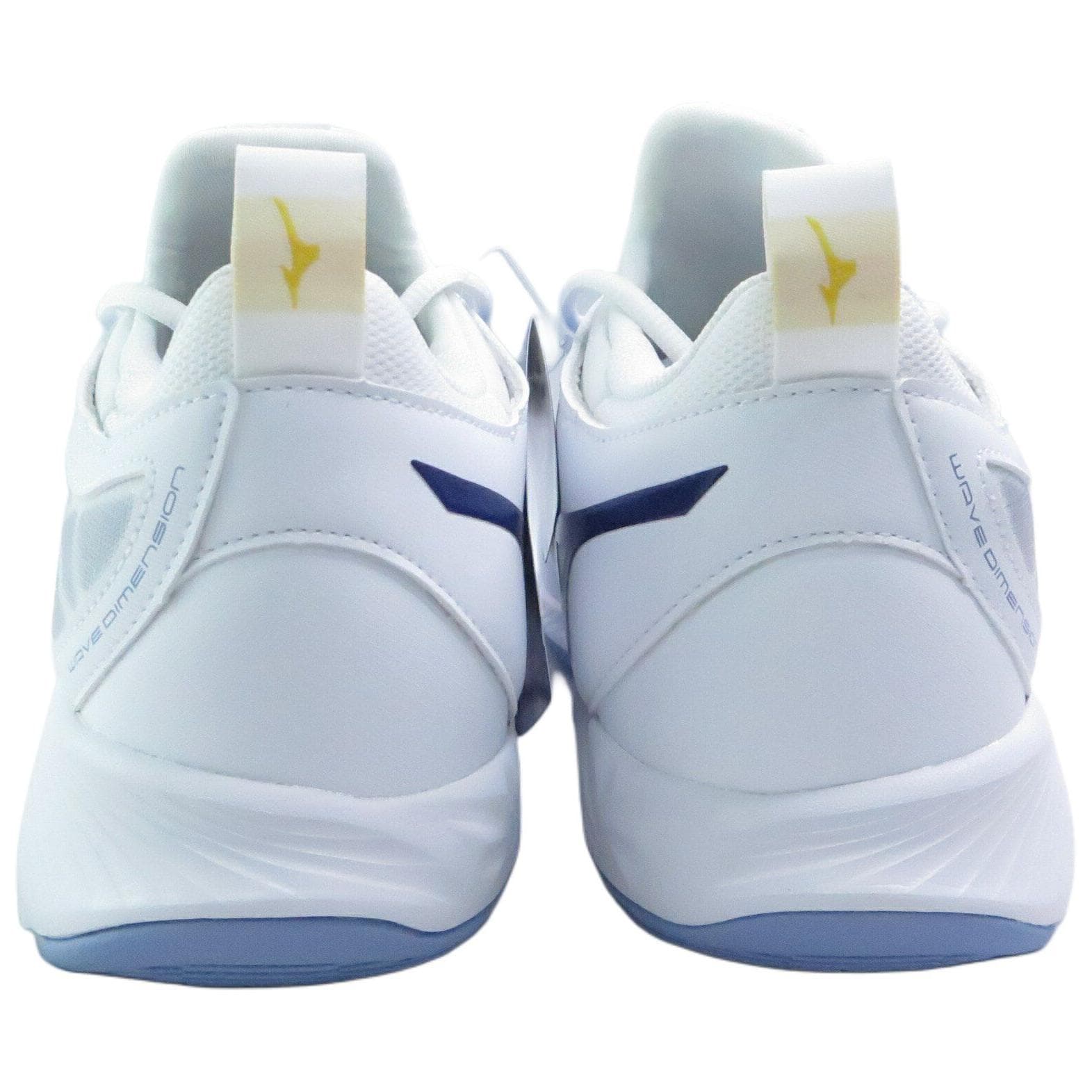Кроссовки для спортзала Mizuno Wave Dimension противоскользящие устойчивые к истиранию низкие унисекс тренировочные кроссовки белый и синий - изображение 3