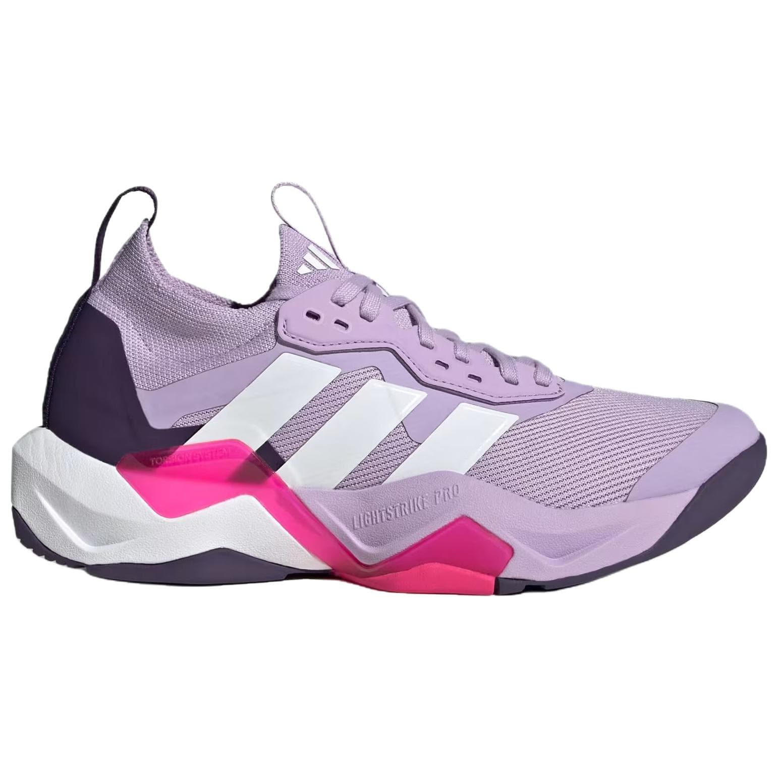 Кроссовки для спортзала Adidas Rapidmove Adv 2 Дышащие Поддерживающие Тренировочные Кроссовки Женские Розовый Сливовый Фиолетовый - изображение 2