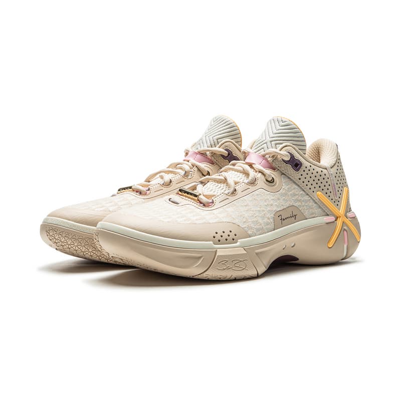 Кроссовки для баскетбола Li-Ning Wade Phantom 6 Удобно и модно Универсальный Лоу-топы Баскетбольные кроссовки Мужской Экрю - изображение 3
