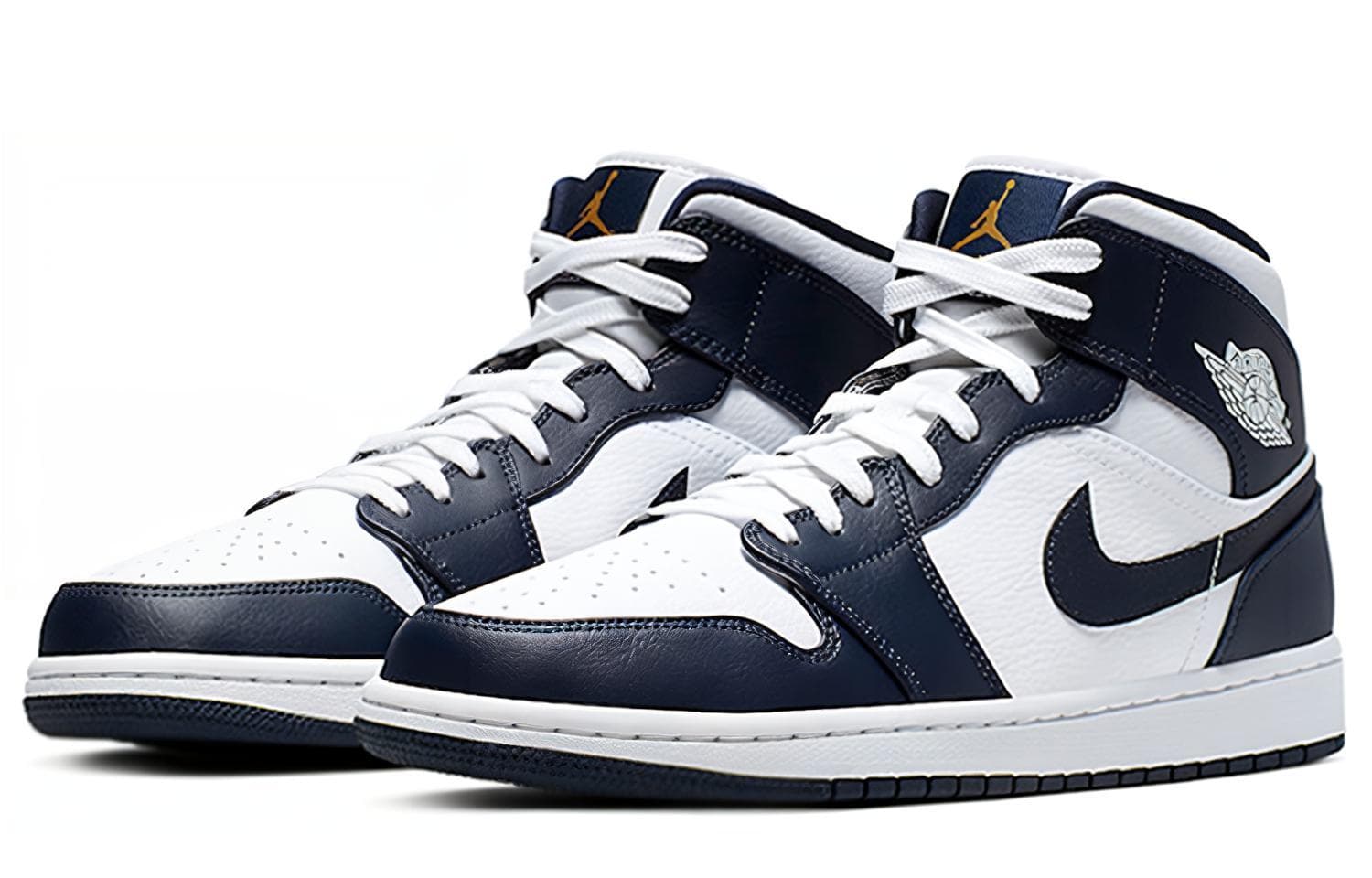 Ретро баскетбольные кроссовки Jordan Air Jordan 1 Mid Obsidian - изображение 3
