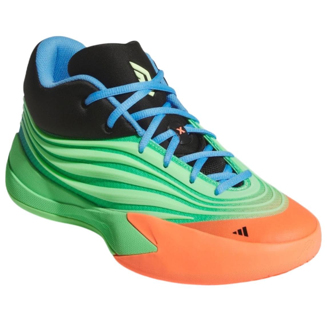 Кроссовки для баскетбола Adidas Dame 10 Противоскользящие Устойчивые к истиранию Низкие Баскетбольные кроссовки Унисекс Зеленый Черный - изображение 3