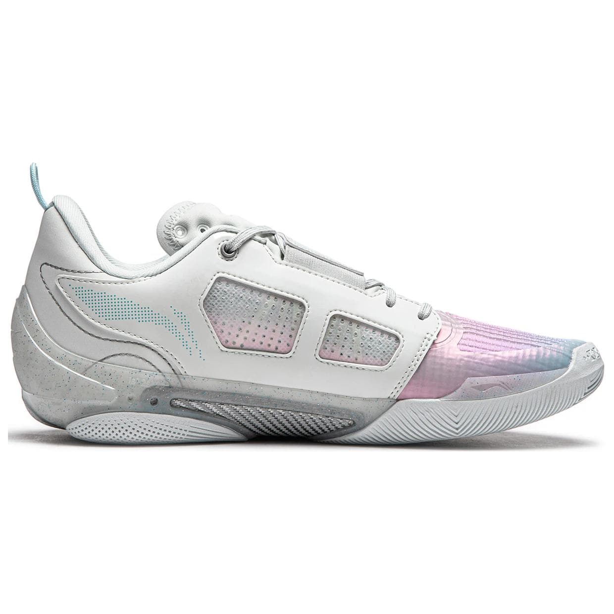 Кроссовки для баскетбола LiNing Wade 808 4 Ultra White Pink Blue - изображение 2