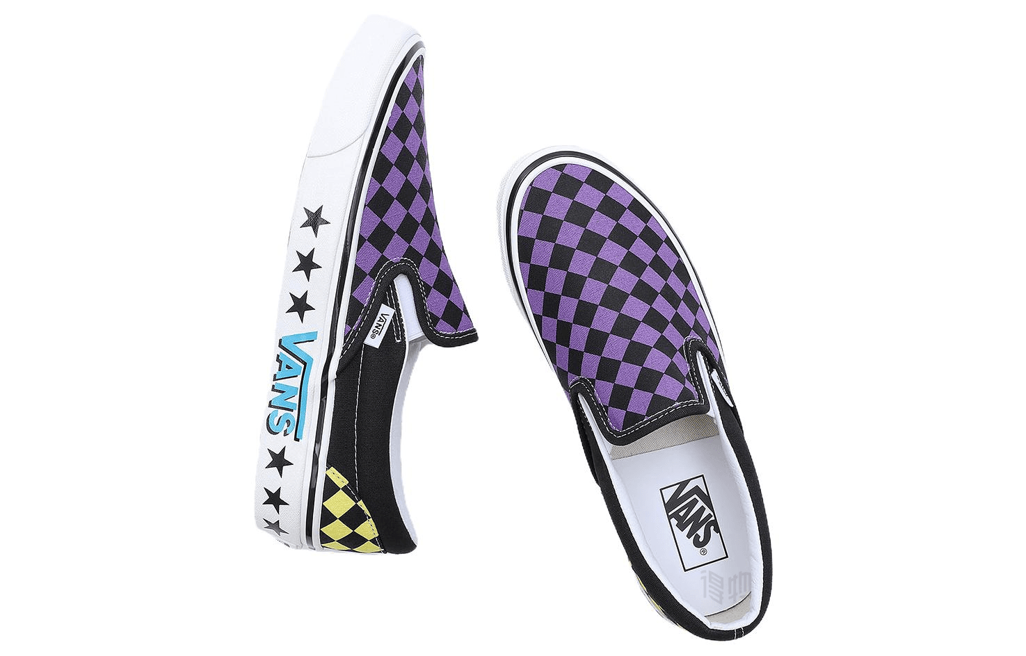 Кроссовки Vans Slip-On 98 Purple Black - изображение 4