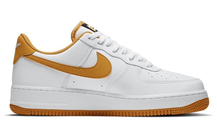 Кроссовки Nike Air Force 1 Low White Yellow — фото 2