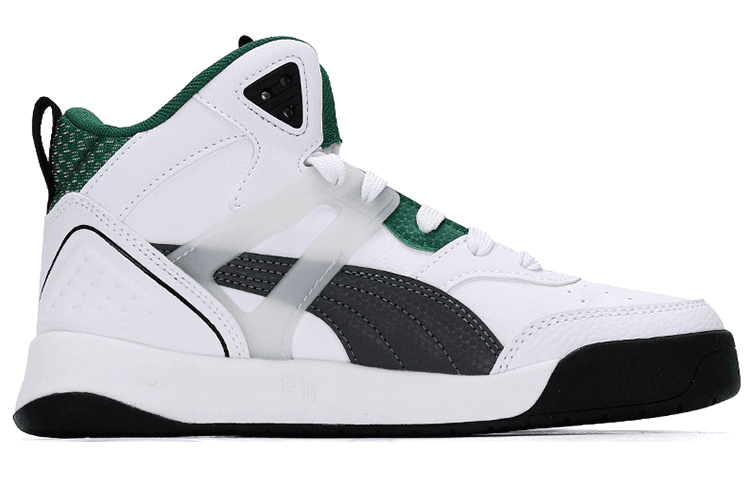 Кроссовки PUMA Backcourt Mid White Green - изображение 2