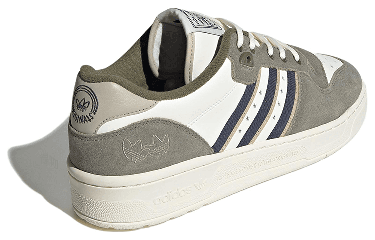 Кроссовки adidas Rivalry Low Grey Green White - изображение 4
