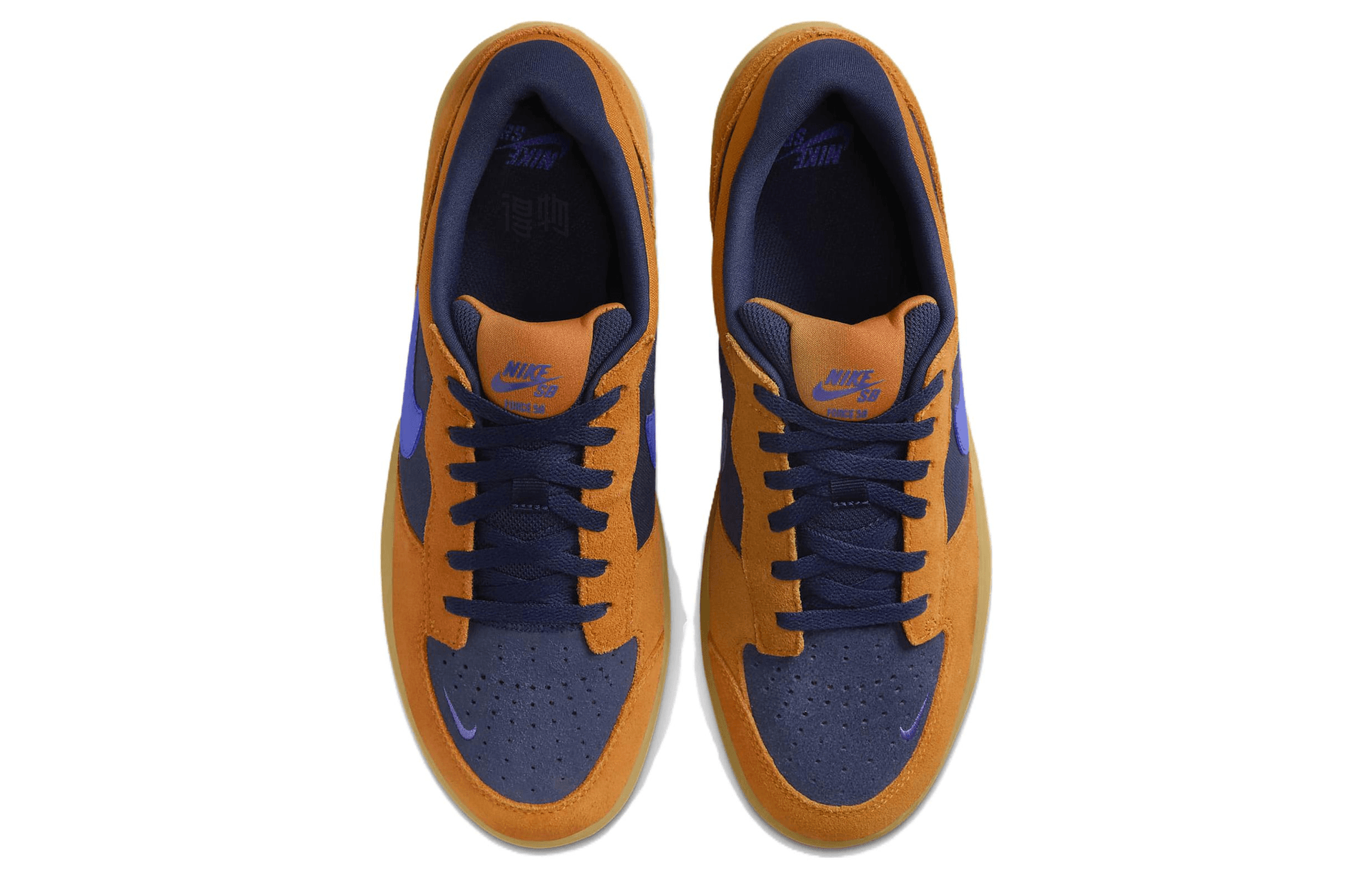 Кроссовки Nike SB Force 58 Orange Yellow - изображение 4