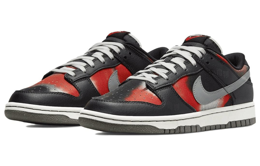Кроссовки Nike Dunk Low Retro PRM "Black and Tumbled Grey" — фото 3