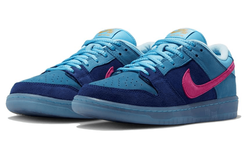 Кроссовки Run The Jewels x Nike Dunk SB Low Blue — фото 3