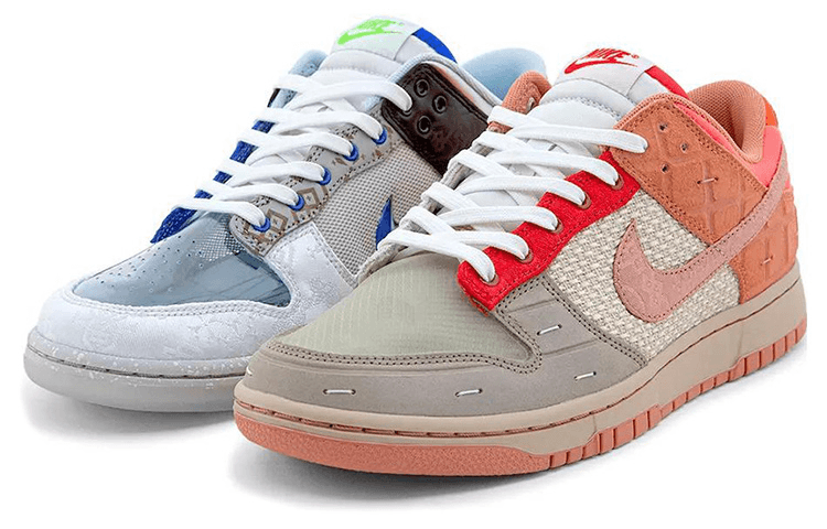 Кроссовки CLOT x Nike Dunk "What The? CLOT" — фото 5