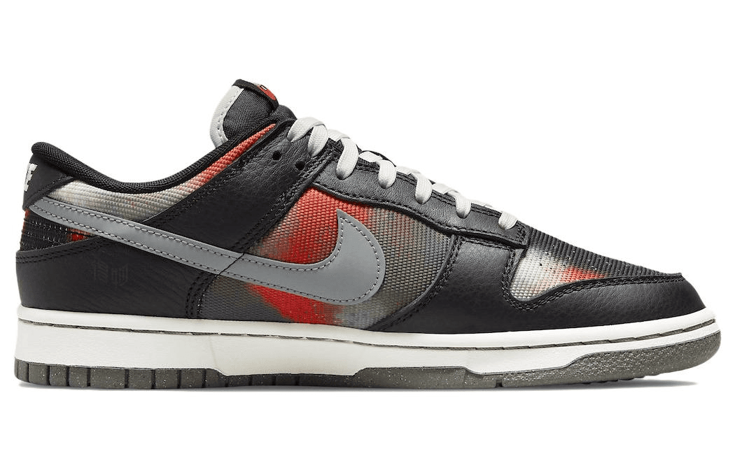 Кроссовки Nike Dunk Low Retro PRM "Black and Tumbled Grey" — фото 2