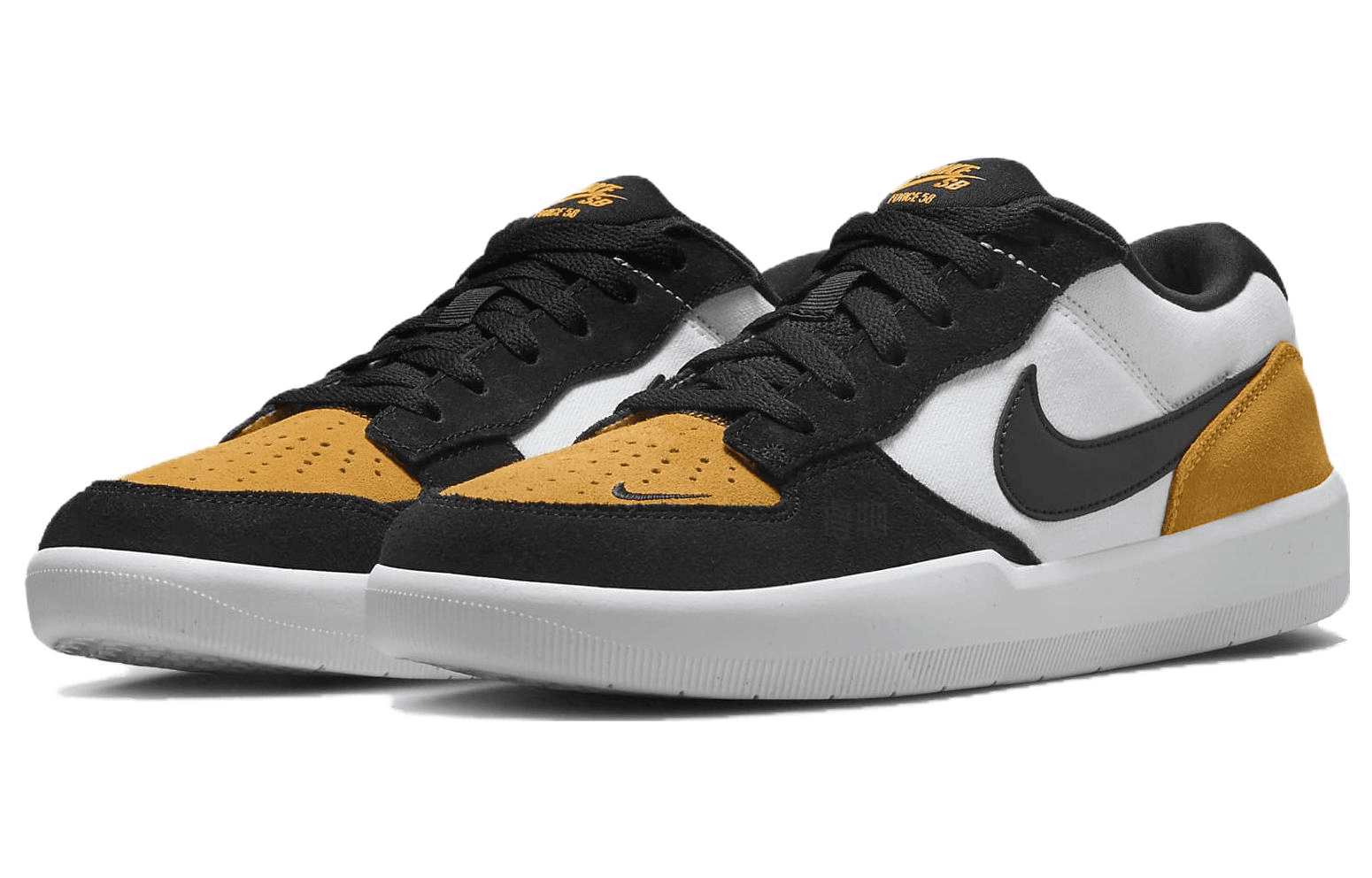 Кроссовки Nike SB Force 58 Black White Orange - изображение 3