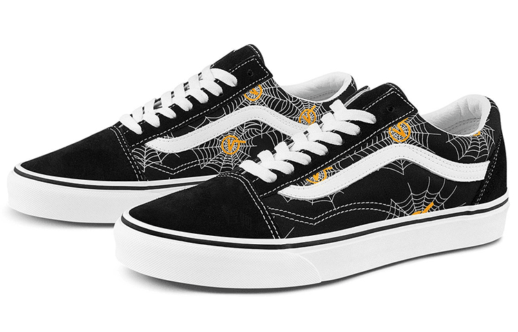 Кроссовки Vans Old Skool Black White Yellow - изображение 2