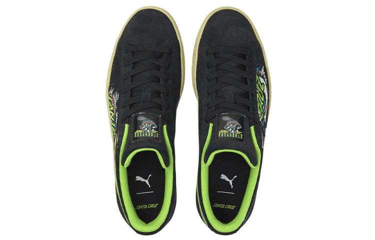Кроссовки Santa Cruz x PUMA Suede Black Green - изображение 3
