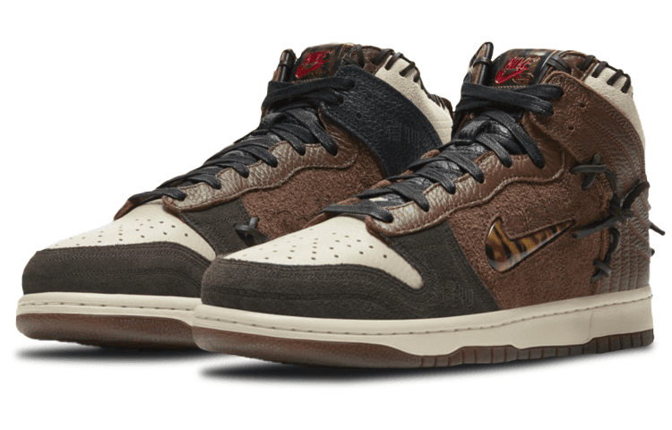 Кроссовки Bodega x Nike Dunk High "Legend" — фото 3