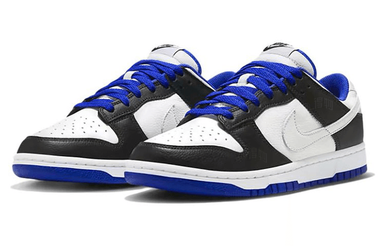 Кроссовки Nike Dunk Low Black White Blue — фото 3
