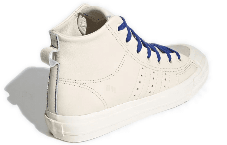 Кроссовки adidas Nizza Hi White Brown - изображение 4