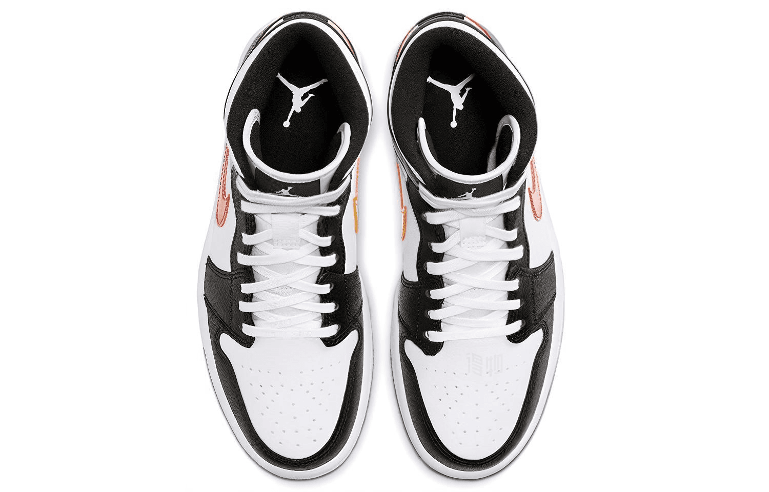 Ретро баскетбольные кроссовки Jordan Air Jordan 1 Mid Alternate Swooshes - изображение 4