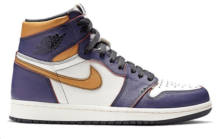 Ретро баскетбольные кроссовки Nike x Air Jordan 1 Retro High OG Court Purple - изображение 2