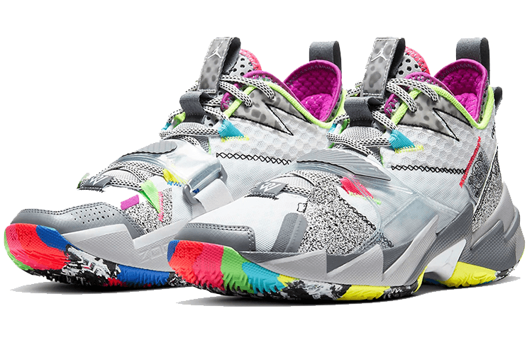 Кроссовки для баскетбола Jordan Why Not Zer0.3 Cold Grey - изображение 2
