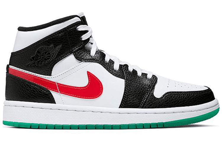 Ретро баскетбольные кроссовки Jordan Air Jordan 1 Mid Alternate Swooshes - изображение 2