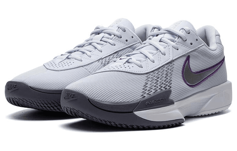 Кроссовки для баскетбола Nike Air Zoom G.T. Cut Academy White Purple/Grey - изображение 2
