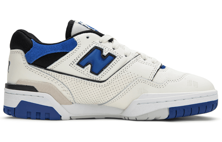 Ретро баскетбольные кроссовки New Balance 550 Cream Blue - изображение 2
