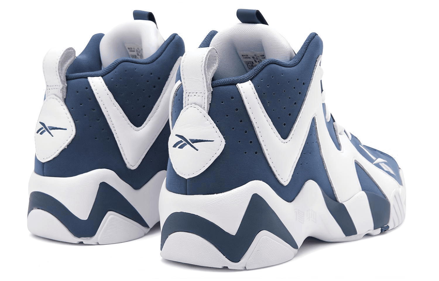 Ретро баскетбольные кроссовки Reebok Kamikaze 2 Batik Blue - изображение 5