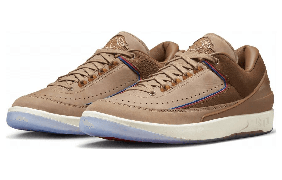 Ретро баскетбольные кроссовки two 18 x Jordan Air Jordan 2 Retro Low Brown - изображение 3