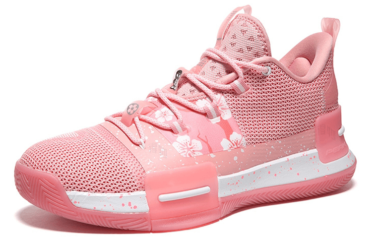 Кроссовки для баскетбола Peak Flash Valentine's Mid Basketball Shoes Women's Sakura Pink - изображение 3