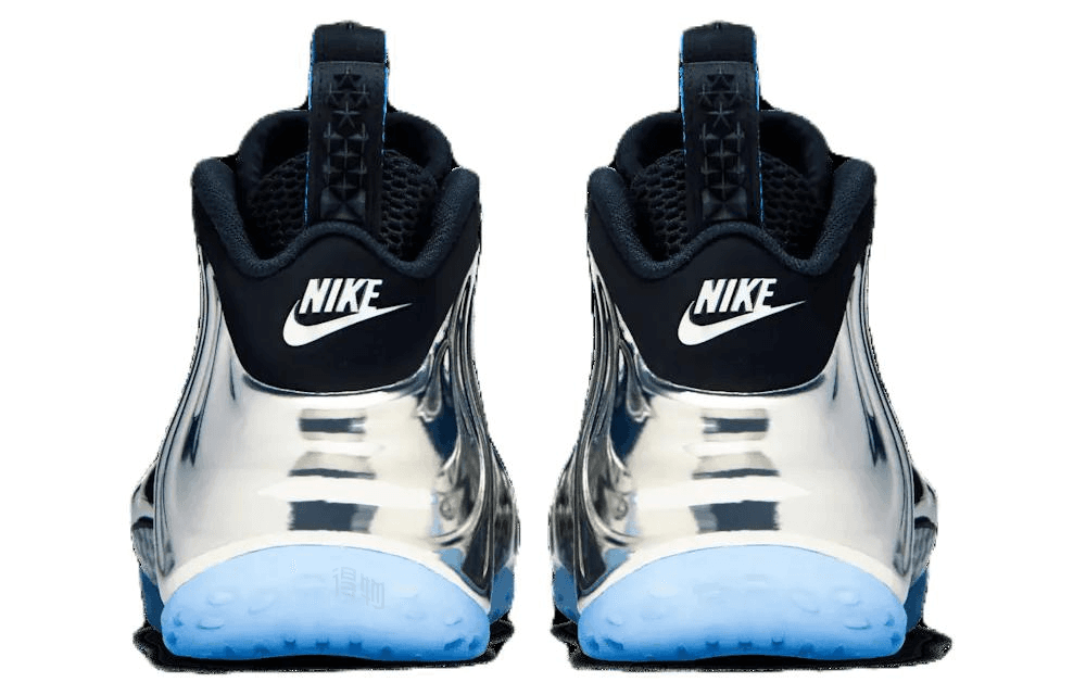Ретро баскетбольные кроссовки Nike Foamposite One Chromeposite Silver - изображение 5