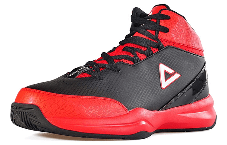 Кроссовки для баскетбола Peak New Star Mid Basketball Shoes Black Red - изображение 3