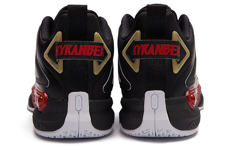 Кроссовки для баскетбола 361° Signature Mid Basketball Shoes Black Red - изображение 3