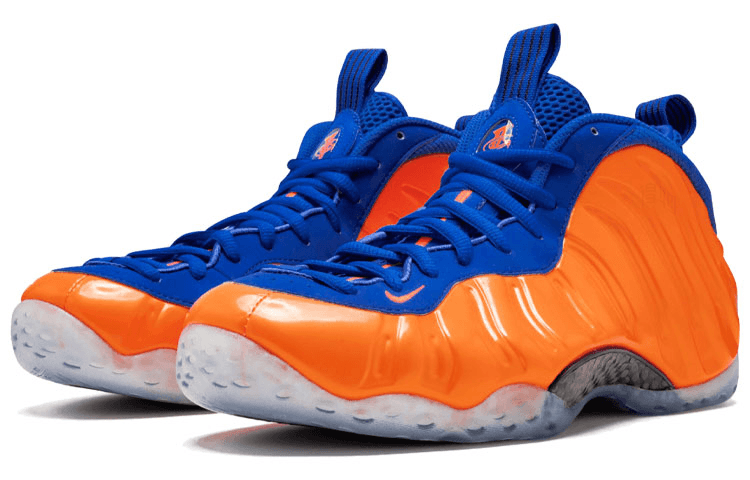 Ретро баскетбольные кроссовки Nike Foamposite One Knicks - изображение 2