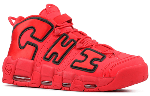 Ретро баскетбольные кроссовки Nike Air More Uptempo Chicago - изображение 2