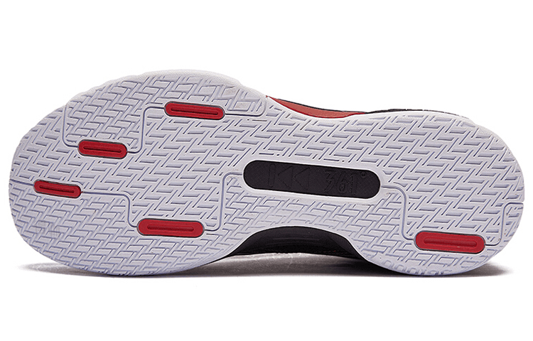 Кроссовки для баскетбола 361° Signature Mid Basketball Shoes Black Red - изображение 4