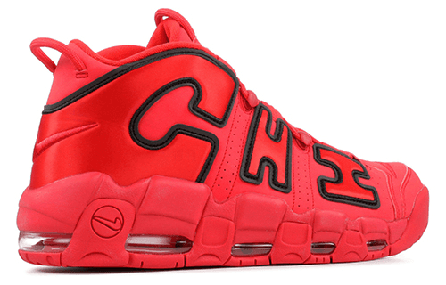 Ретро баскетбольные кроссовки Nike Air More Uptempo Chicago - изображение 3