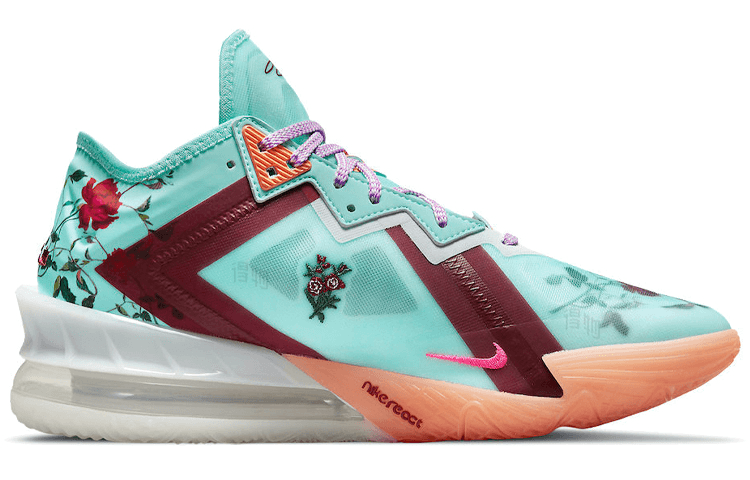 Кроссовки для баскетбола Nike Lebron 18 Low EP "Floral" - изображение 2