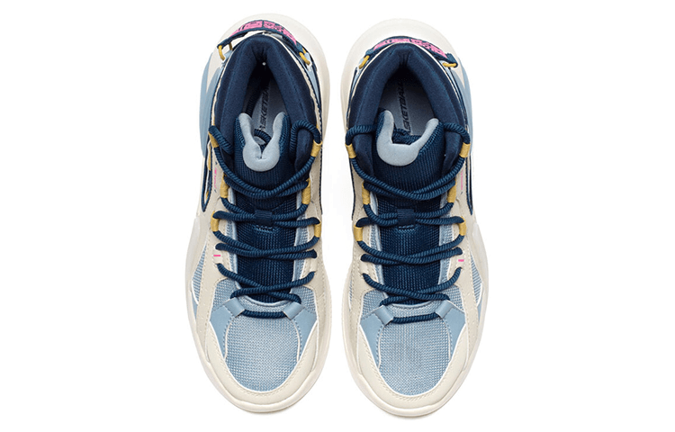 Кроссовки для баскетбола 361° NFO Mid Basketball Shoes Blue Grey - изображение 2