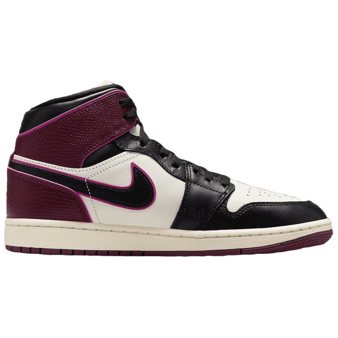 Ретро баскетбольные кроссовки Jordan Air Jordan 1 Mid "Bordeaux" - изображение 2