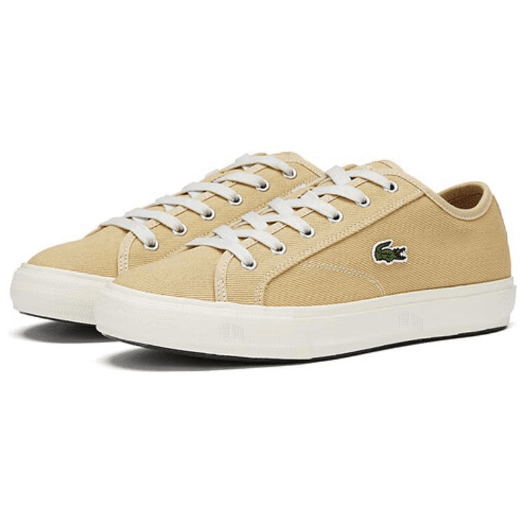 Кеды Lacoste Canvas Low-Top Light Brown - изображение 3