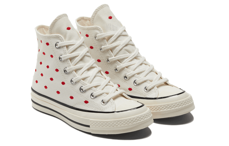 Кеды Converse 1970s Chuck Taylor All Star Valentine's Day High Top White Red - изображение 3