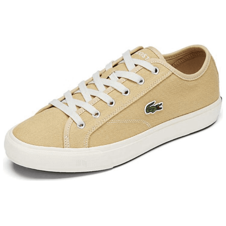 Кеды Lacoste Canvas Low-Top Light Brown - изображение 2
