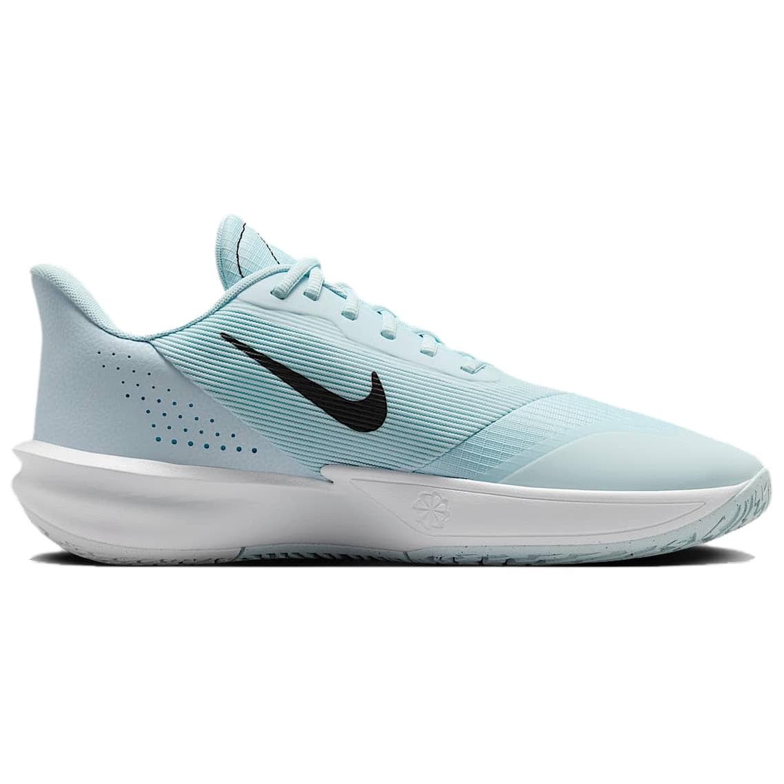 Кроссовки для баскетбола Nike Precision 7 противоскользящие устойчивые к истиранию низкие баскетбольные кроссовки мужские циановые - изображение 2