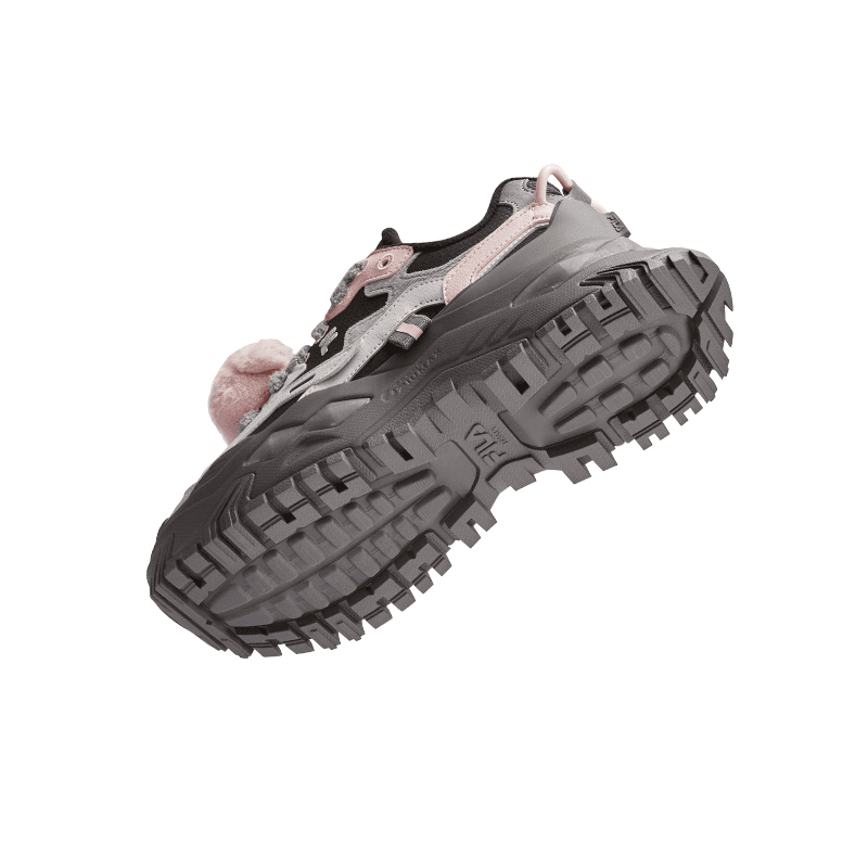 Кроссовки FILA FUSION BIANCO WE Пират Медвежонок С флисовой подкладкой Trendy Fashion Low Топ Массивные кроссовки Женские - изображение 5