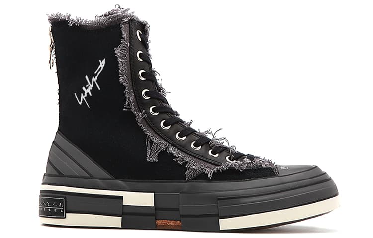 Кеды Yohji Yamamoto x xVESSEL G.O.P. Highs Black - изображение 2