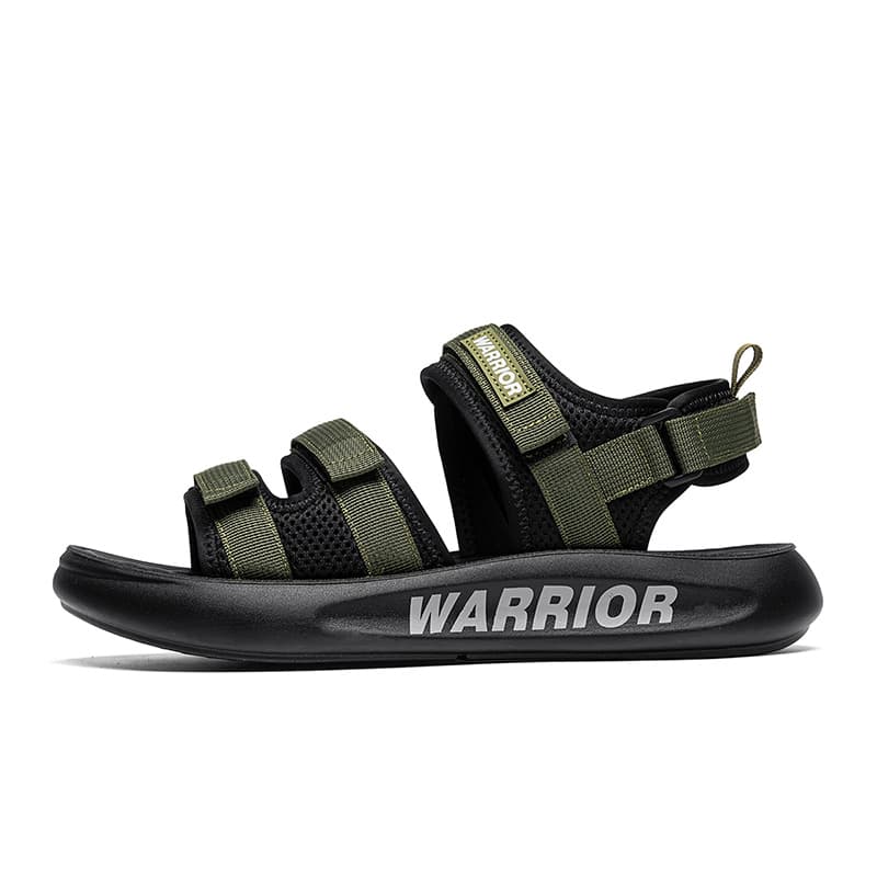 Сандалии с ремешком Warrior Пляжные сандалии Мужские Армейский зеленый Черный - изображение 1