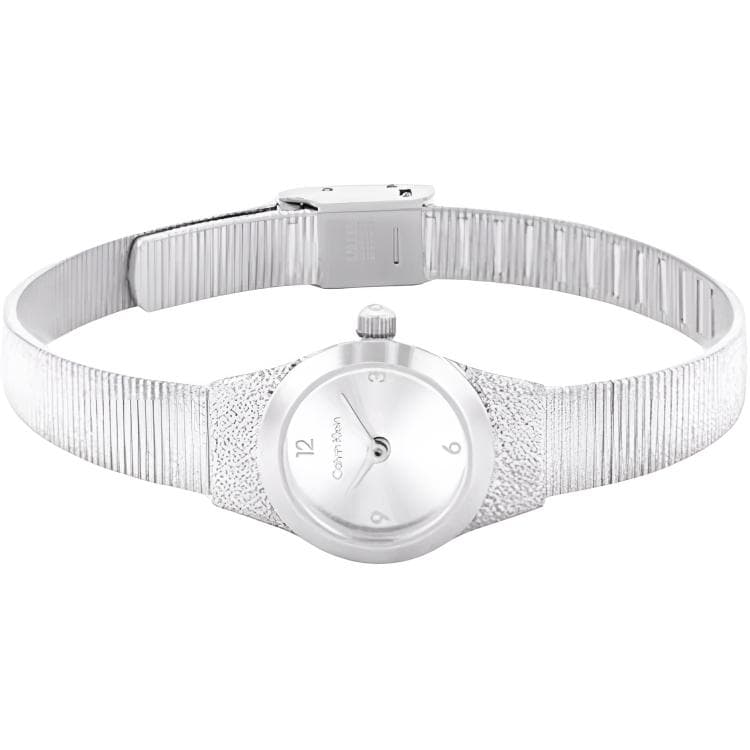 Механические часы CALVIN KLEIN Современные часы с кварцевым механизмом ремешок из нержавеющей стали серебристый циферблат - изображение 2