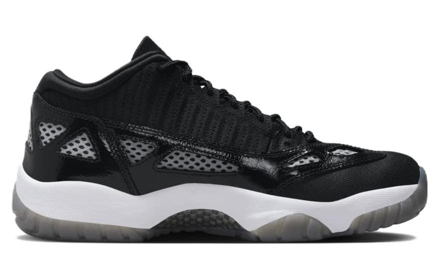 Ретро баскетбольные кроссовки Jordan Air Jordan 11 Low IE Black White - изображение 2